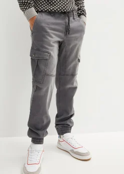 Jean jogger droit avec poches cargo, regular