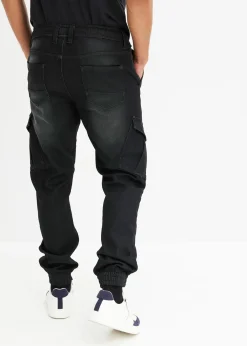 Jean jogger droit avec poches cargo, regular