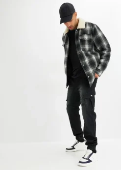 Jean jogger droit avec poches cargo, regular