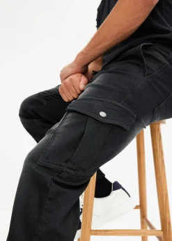 Jean jogger droit avec poches cargo, regular