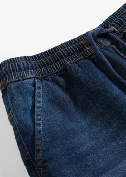 Jean jogger regular avec doublure jersey thermique, droit