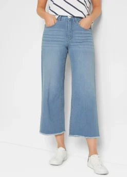 Jean large 7/8 extensible