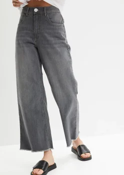 Jean large 7/8 extensible