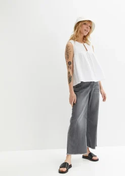 Jean large 7/8 extensible