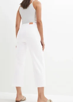 Jean large 7/8 extensible