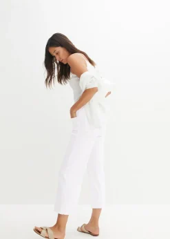 Jean large 7/8 extensible