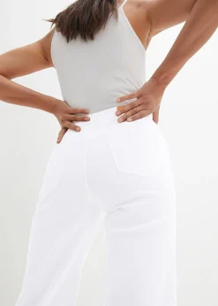 Jean large 7/8 extensible