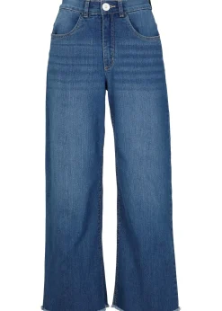 Jean large 7/8 extensible