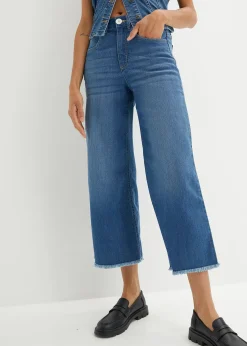 Jean large 7/8 extensible