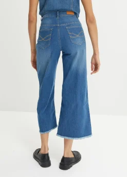 Jean large 7/8 extensible