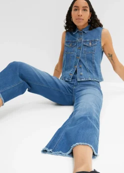 Jean large 7/8 extensible