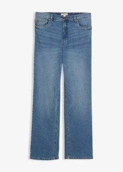 Jean large et droit, taille haute
