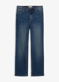 Jean large et droit, taille haute