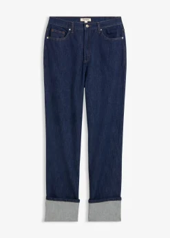 Jean large et droit, taille haute