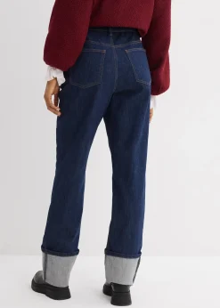 Jean large et droit, taille haute