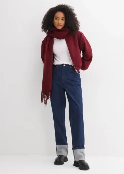 Jean large et droit, taille haute