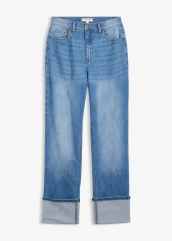 Jean large et droit, taille haute