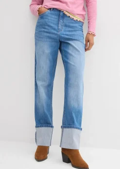 Jean large et droit, taille haute