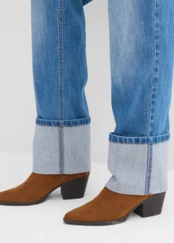 Jean large et droit, taille haute