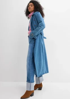 Jean large et droit, taille haute