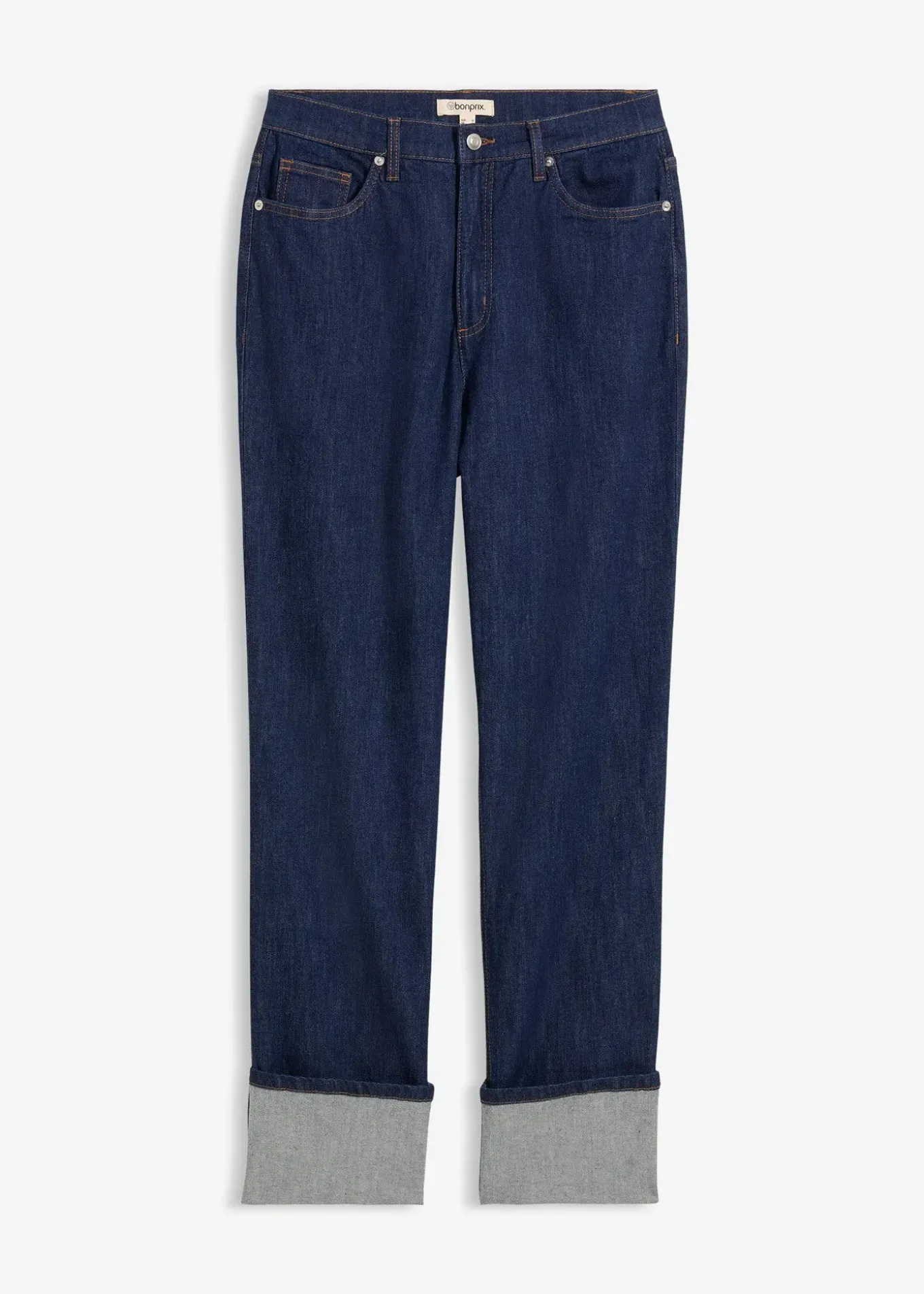 Jean large et droit, taille haute