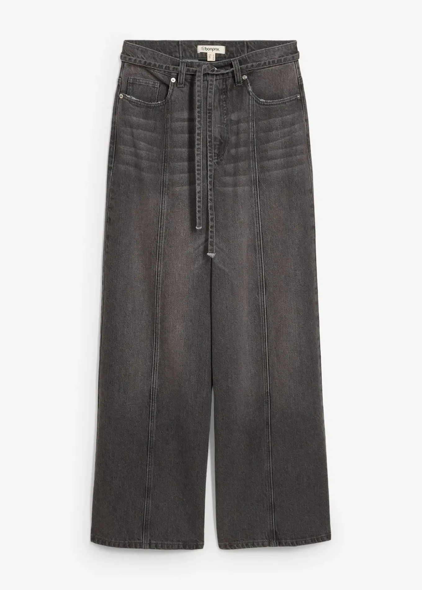 Jean large taille haute