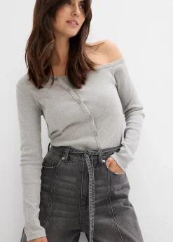 Jean large taille haute