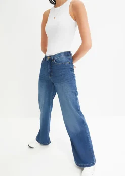 Jean large taille haute