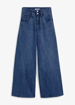 Jean large taille haute