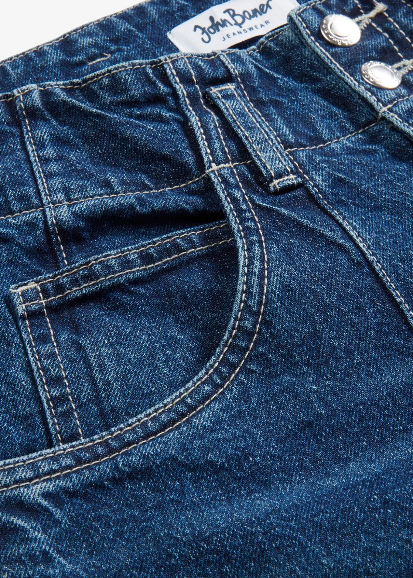 Jean large taille haute