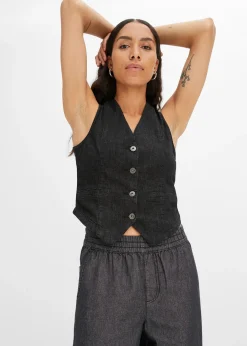 Jean large taille haute