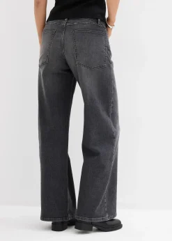 Jean large taille haute