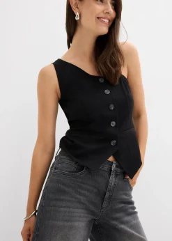 Jean large taille haute