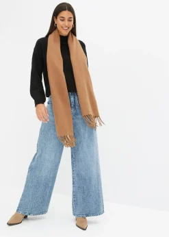 Jean large taille haute