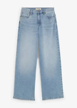 Jean large taille haute