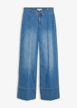 Jean large taille haute