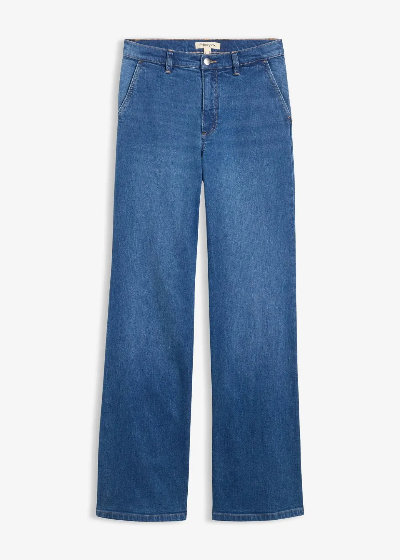 Jean large taille haute