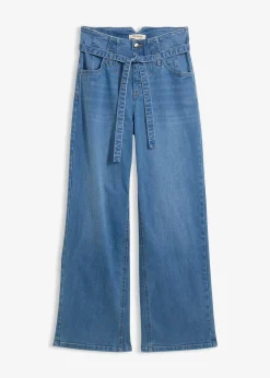 Jean large taille haute