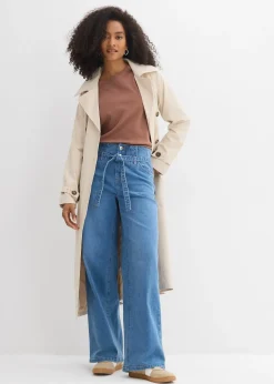 Jean large taille haute