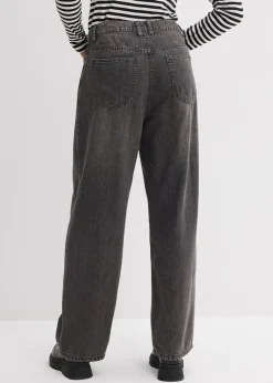 Jean large taille haute