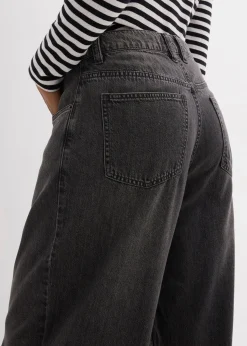 Jean large taille haute