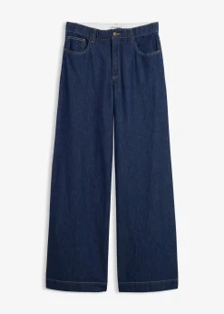 Jean large taille haute