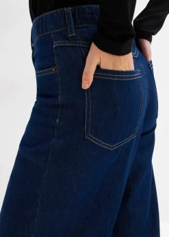 Jean large taille haute