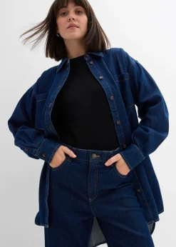 Jean large taille haute