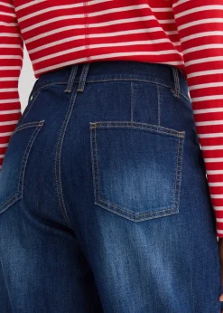 Jean large taille haute