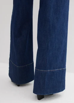 Jean large taille haute