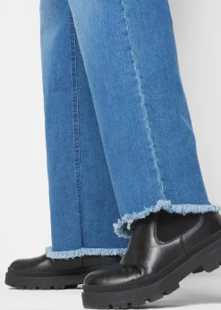 Jean large taille haute