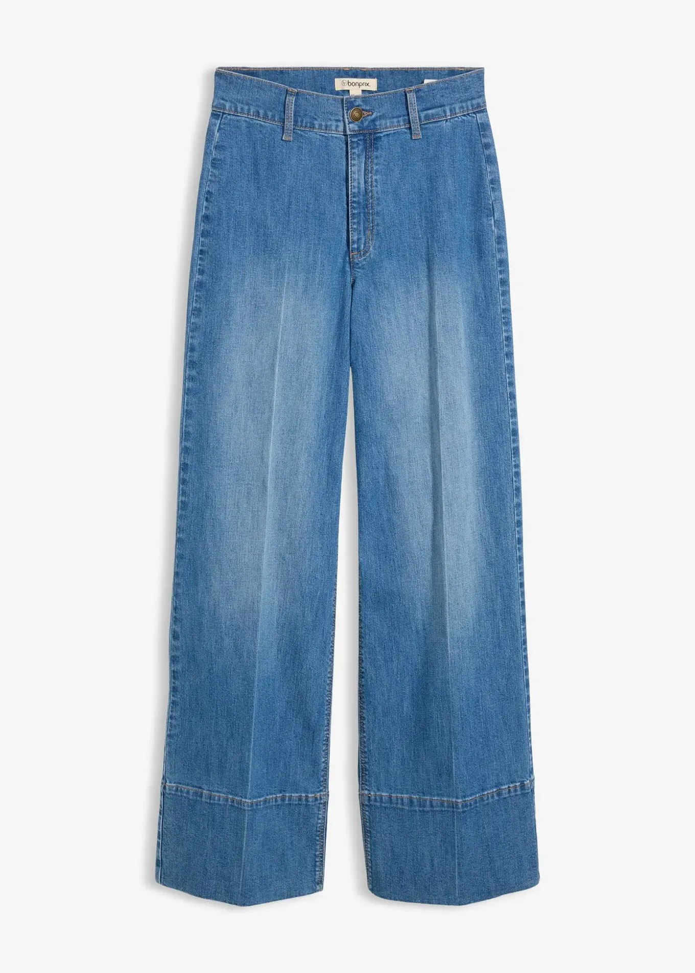 Jean large taille haute