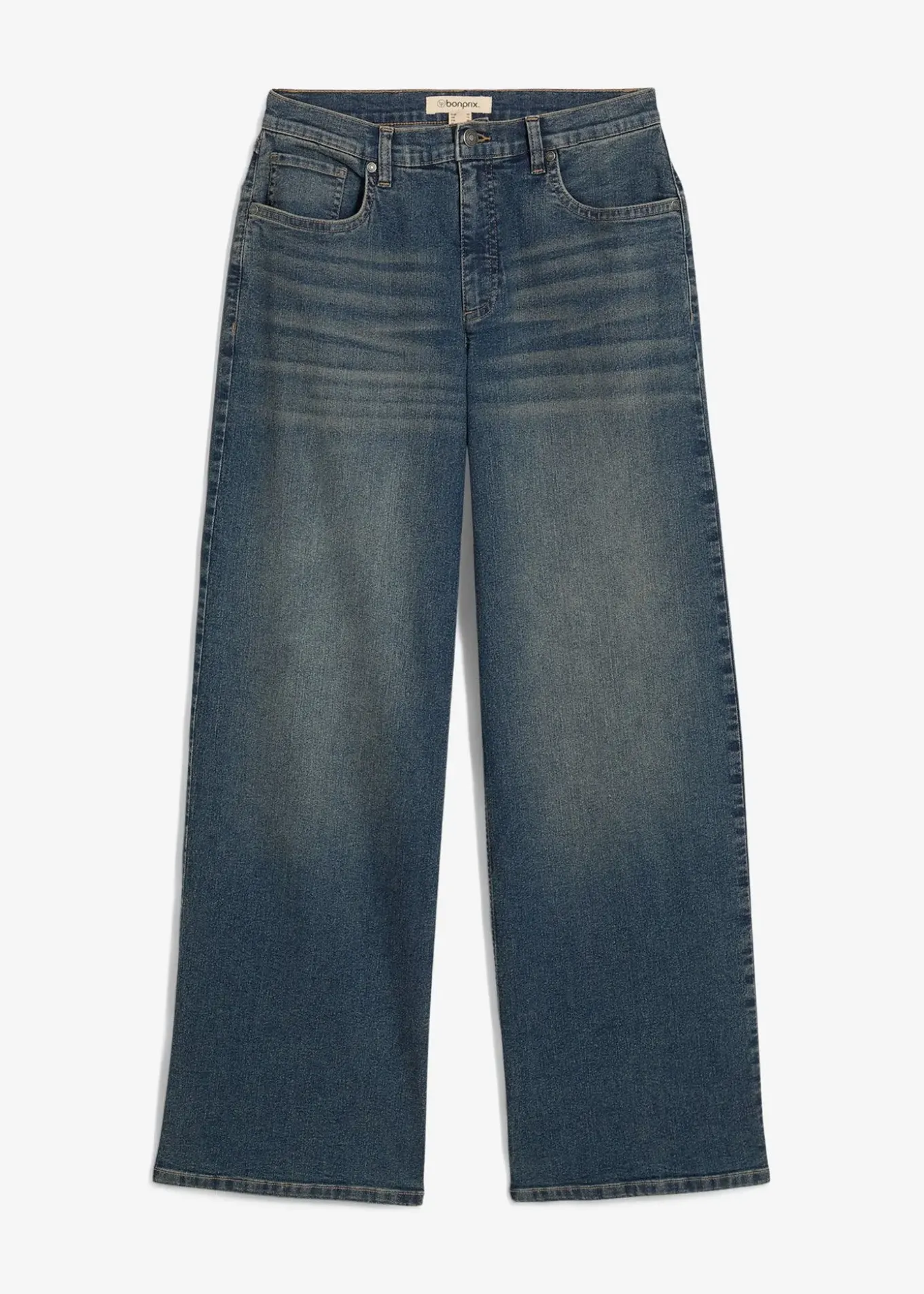 Jean large taille haute