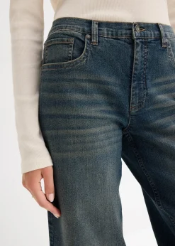 Jean large taille haute